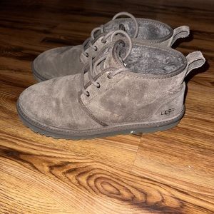Gray ugg boots Men Size 12